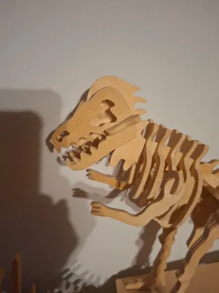 Coppia Dinosauri in Compensato