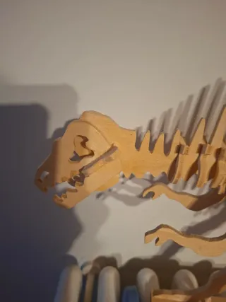 Coppia Dinosauri in Compensato