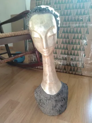 Busto decorativo figura humana