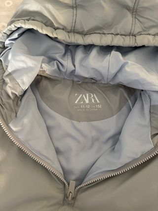 Anorak Zara Talla 11-12 Años