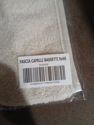 Fascia per capelli nuova 9x68