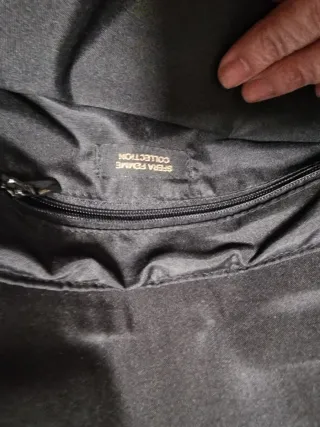 Bolso Malla Metálica Sfera Negro/Plata