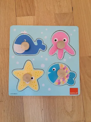 Puzzle Goula animales marinos
