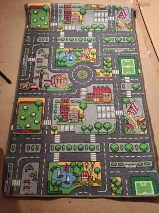 Alfombra infantil ciudad para jugar