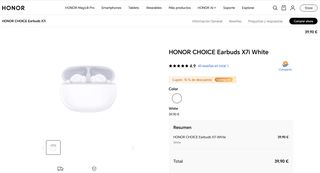Auriculares Bluetooth Honor Choice Earbuds X7i