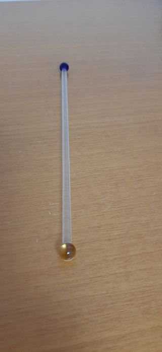 Set Vaso Vetro Murano Viola Trasparente