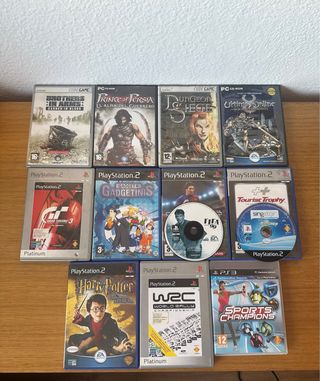 Lote Videojuegos PS2, PS3, PC y PS1