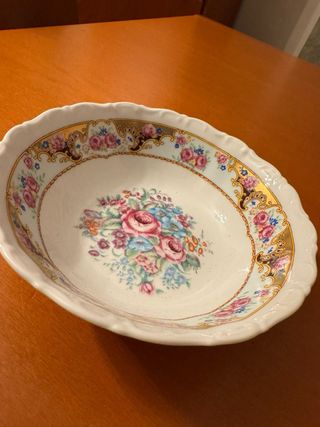 Ciotola Limoges porcellana floreale