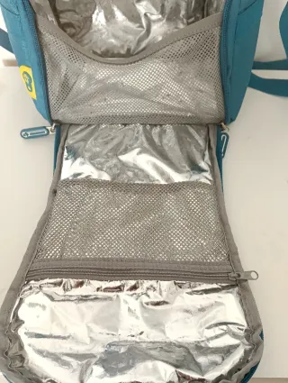 Lancheira Totto Azul e Amarela