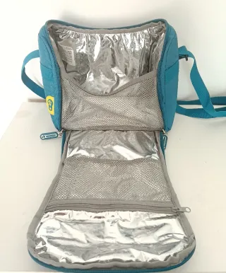 Lancheira Totto Azul e Amarela