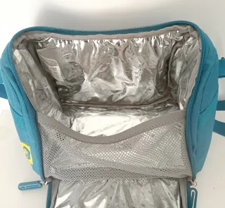 Lancheira Totto Azul e Amarela