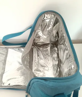 Lancheira Totto Azul e Amarela