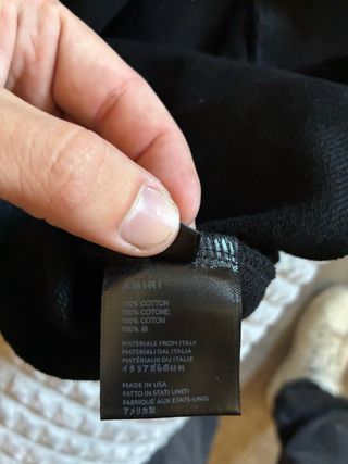 Chándal Amiri Negro Nuevo