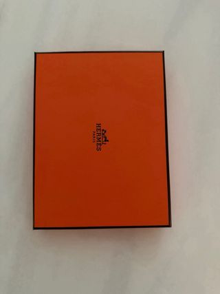 Funda pasaporte Hermès gris