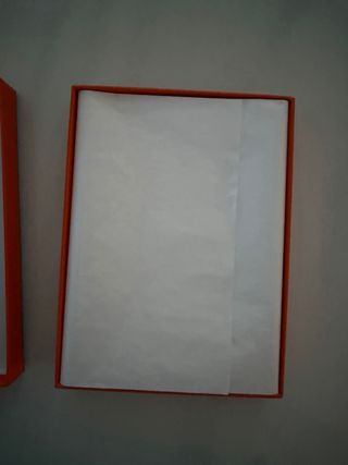 Funda pasaporte Hermès gris