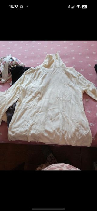 Jersey Stradivarius Beige Talla L