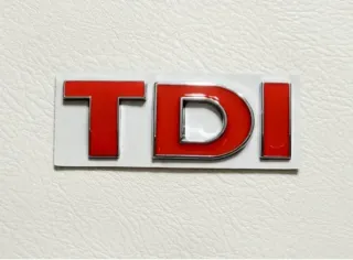 Logo Emblema Vw TDI de Maletero