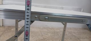 Mesa Camping Plegable Regulable + Sillitas