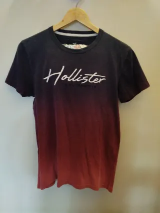Camiseta Hollister degradado