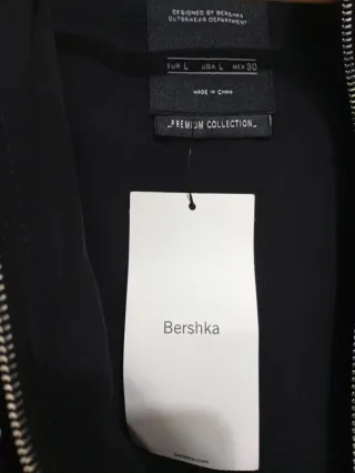 Chaqueta lentejuelas negra y plateada
