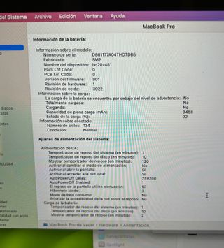 MacBook Pro 2017 8GB 512GB Gris Espacial