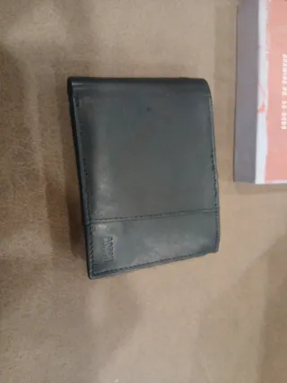 Portafoglio Datch Uomo Vera Pelle Nero