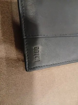 Portafoglio Datch Uomo Vera Pelle Nero