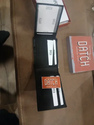 Portafoglio Datch Uomo Vera Pelle Nero