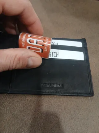 Portafoglio Datch Uomo Vera Pelle Nero