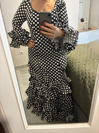 Traje Flamenca Gitana Talla 48