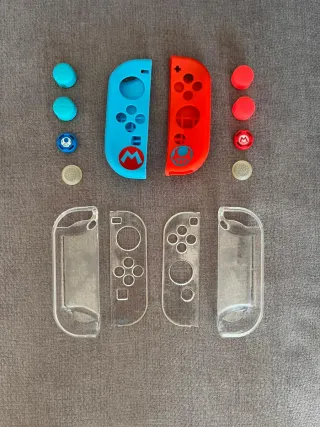 Consola Nintendo Switch con mandos y accesorios