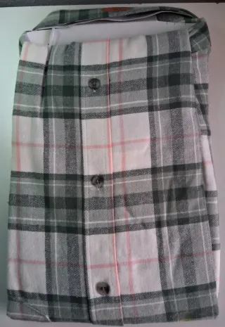 CAMISA CUADROS GRISES.