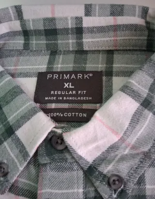 CAMISA CUADROS GRISES.