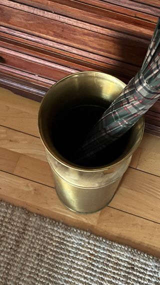 Paragüero Vintage Latón Dorado