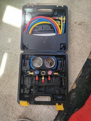 Manómetro Refrigeración con Mangueras