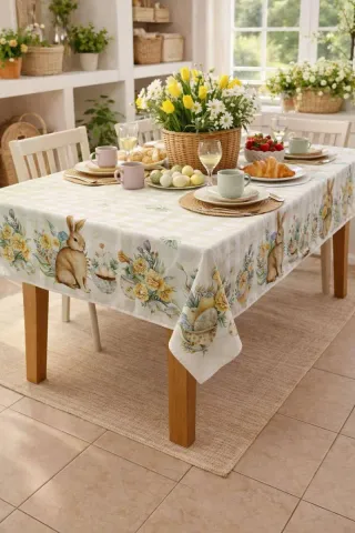 Tovaglia Pasquale Multicolore
