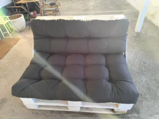 2 Sofás de Palets Blanco