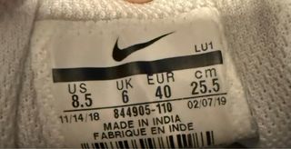 Zapatillas Nike Blancas Talla 40