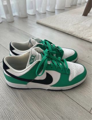 Nike Dunk Low Verde Branco Tamanho 42