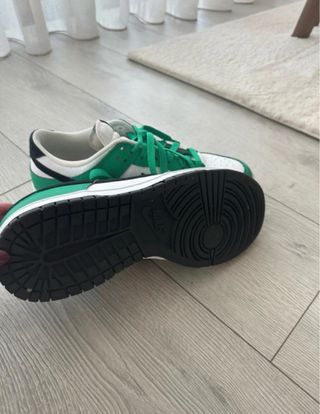 Nike Dunk Low Verde Branco Tamanho 42