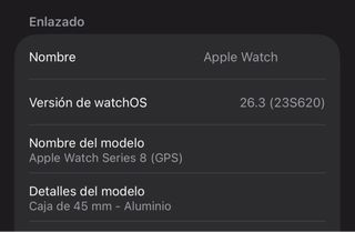 Apple Watch Series 8 45mm | Batería 97% + 2Correas