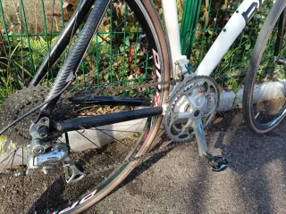 Bicicleta de carretera manillar plano