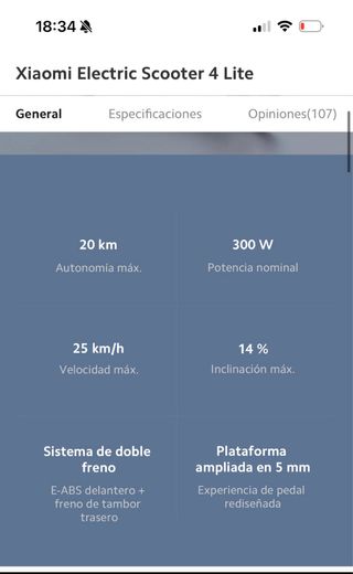 Patinete Xiaomi Lite 4 + Casco