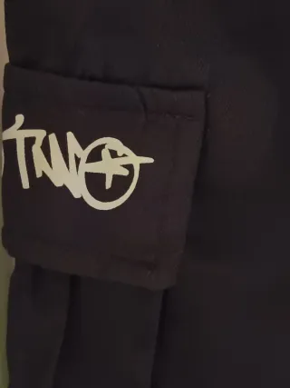 Pantalón Cargo MinusTwo Negro Talla 18