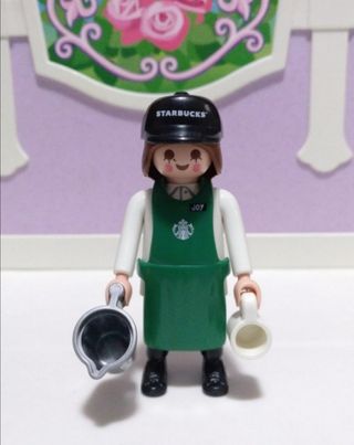 Playmobil Empleada Starbucks Edición Limitada