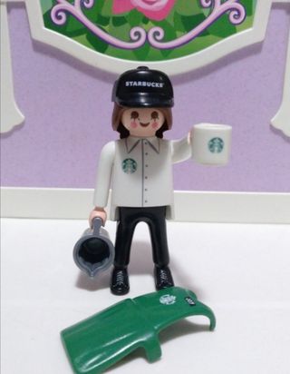 Playmobil Empleada Starbucks Edición Limitada