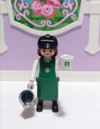 Playmobil Empleada Starbucks Edición Limitada
