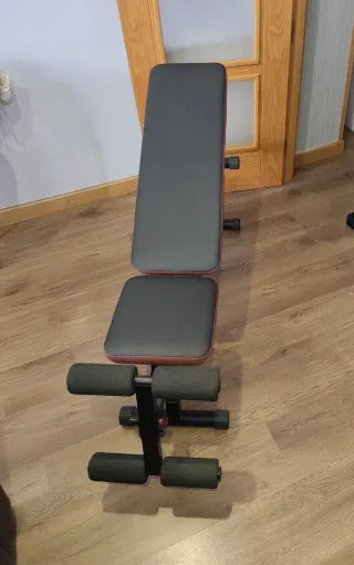 Banco de pesas ajustable