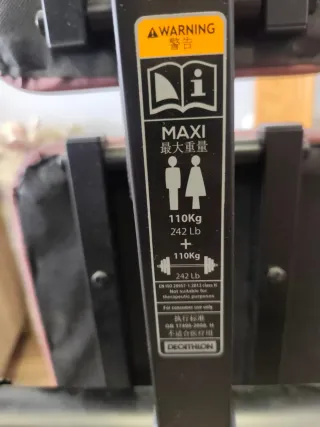 Banco de pesas ajustable