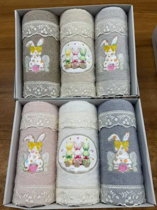 Set 6 Asciugamani Pasquali Cotone